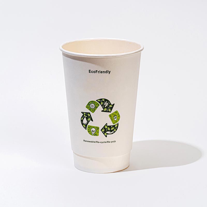Aqueous Coated Disposable Cup ສໍາລັບການບໍລິການຈັດສົ່ງ