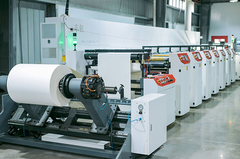 Automated cup lid production line at Want Paper factory in Qingdao