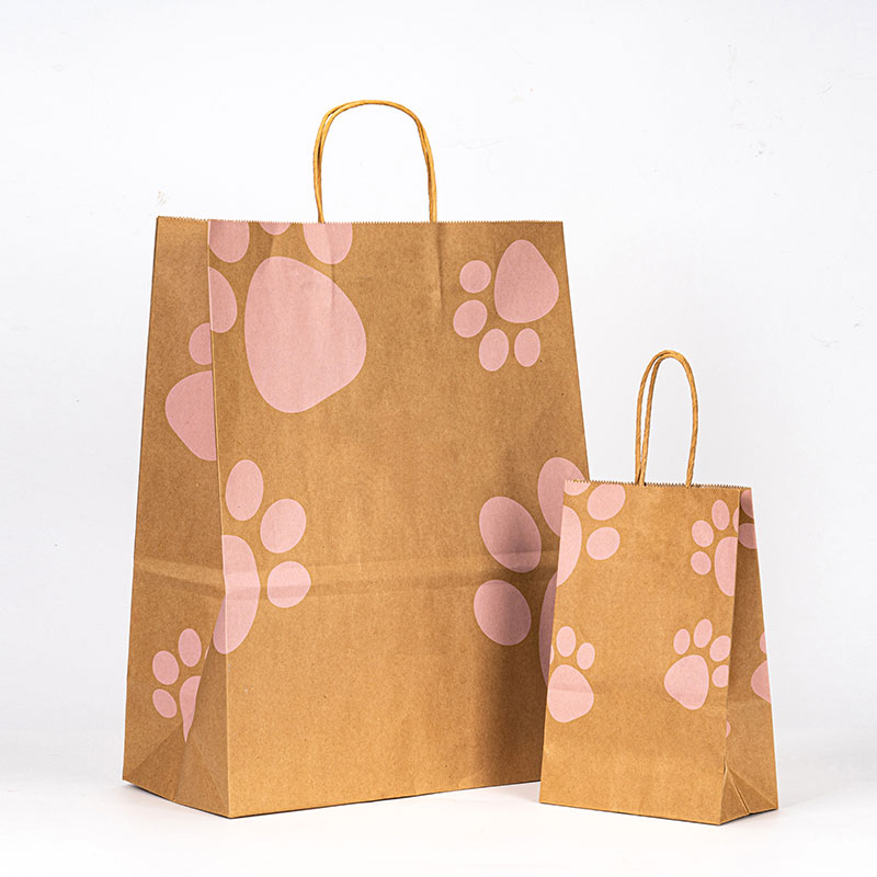 ຖົງການຫຸ້ມຫໍ່ເຈ້ຍ Kraft Shopping Shopping